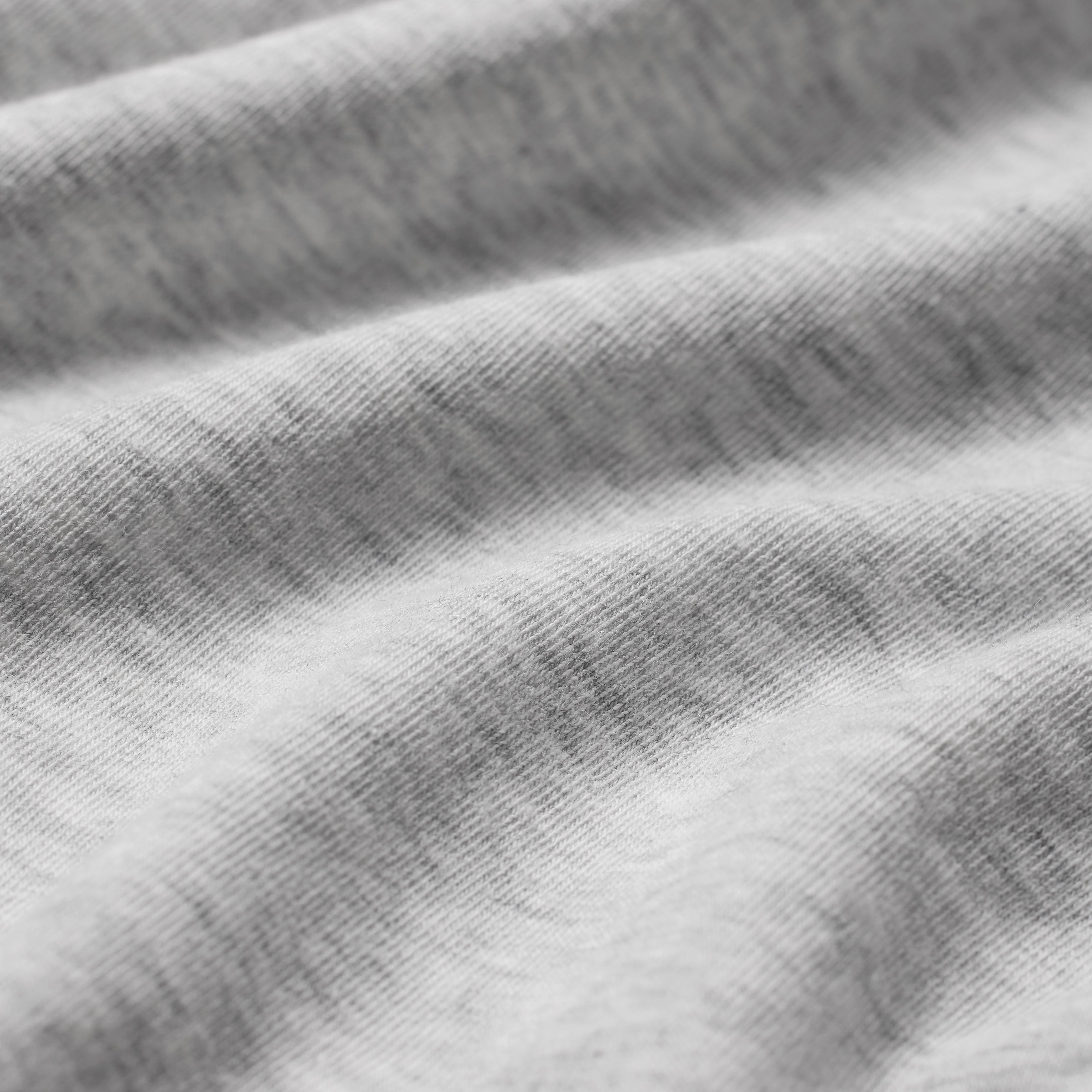 COTTON JERSEY FOLDOVER CAPRI | LIGHT HEATHER GREY  | about this fabric