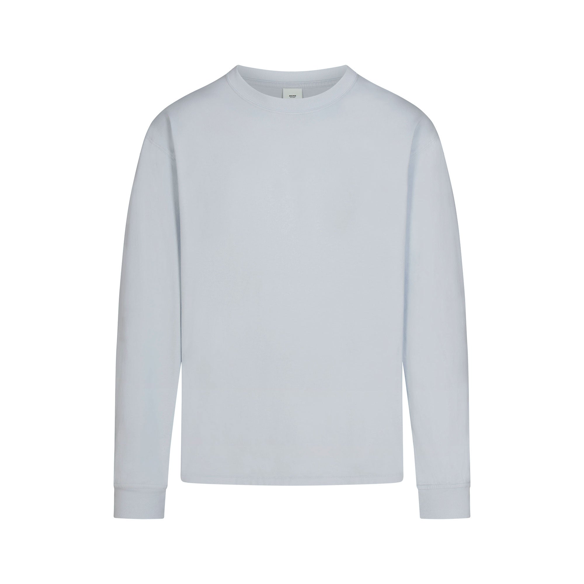 HEAVYWEIGHT COTTON MENS RELAXED LONG SLEEVE T-SHIRT | ATMOSPHERE FLAT ON A WHITE BACKGROUND | FLT