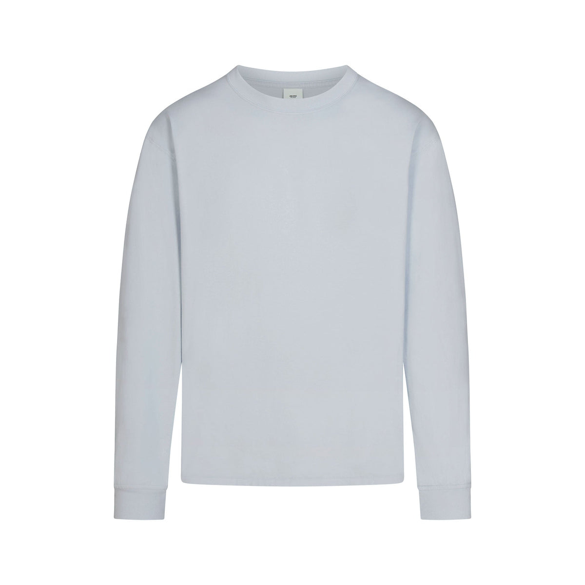 HEAVYWEIGHT COTTON MENS RELAXED LONG SLEEVE T-SHIRT | ATMOSPHERE FLAT ON A WHITE BACKGROUND | FLT