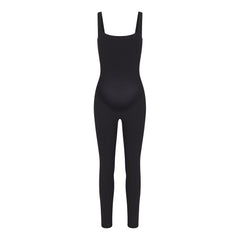FITS EVERYBODY MATERNITY CATSUIT | ONYX (CATSUITS, BODYSUITS) LAYS FLAT ON A WHITE BACKGROUND | FLT