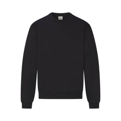 FLEECE LOUNGE MENS RELAXED CREWNECK | WASHED ONYX FLAT ON A WHITE BACKGROUND | FLT