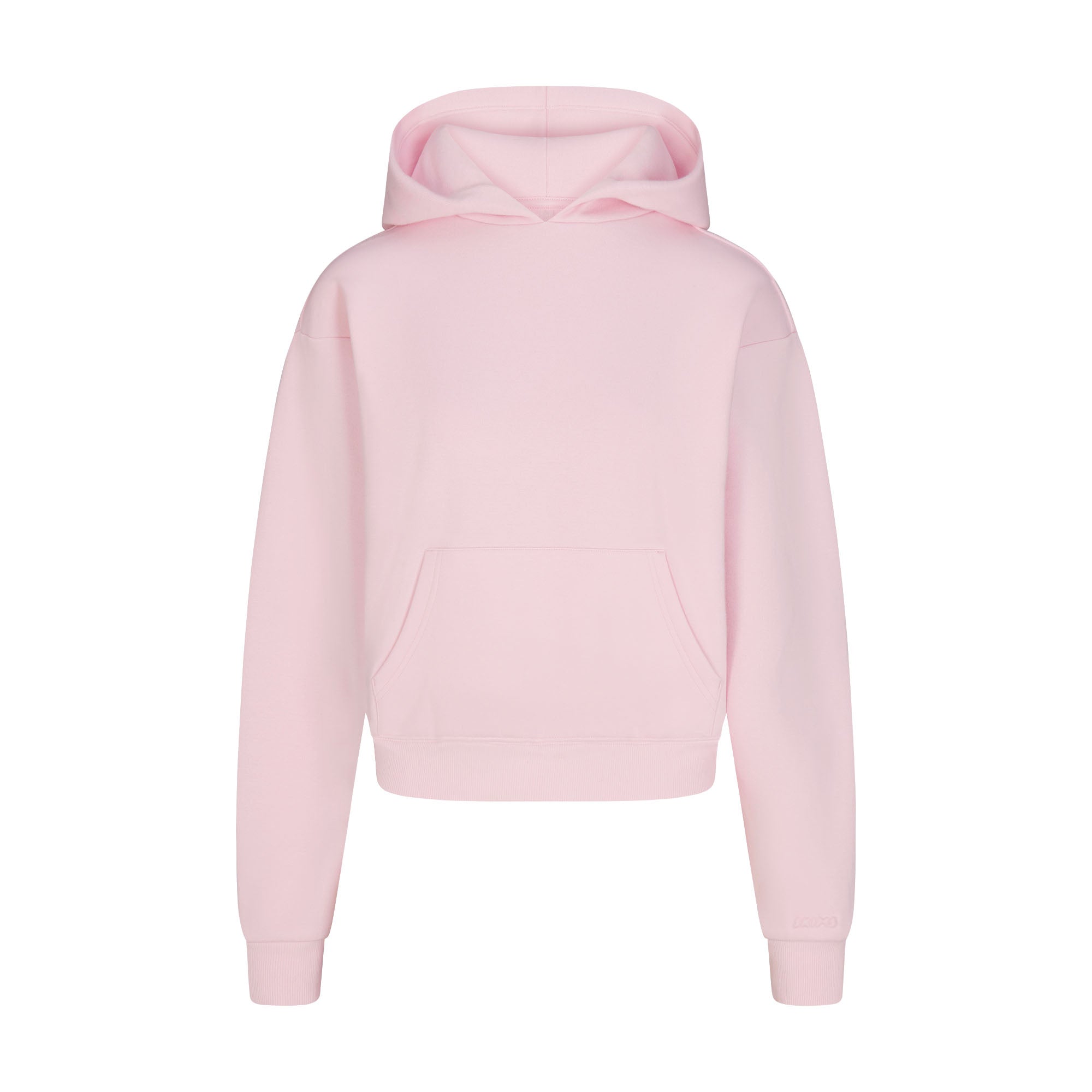 COTTON FLEECE CLASSIC HOODIE | CHERRY BLOSSOM & LAYS FLAT ON A WHITE BACKGROUND | FLT