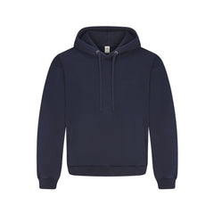 HEAVYWEIGHT FLEECE MENS HOODIE | NAVY FLAT ON A WHITE BACKGROUND | FLT