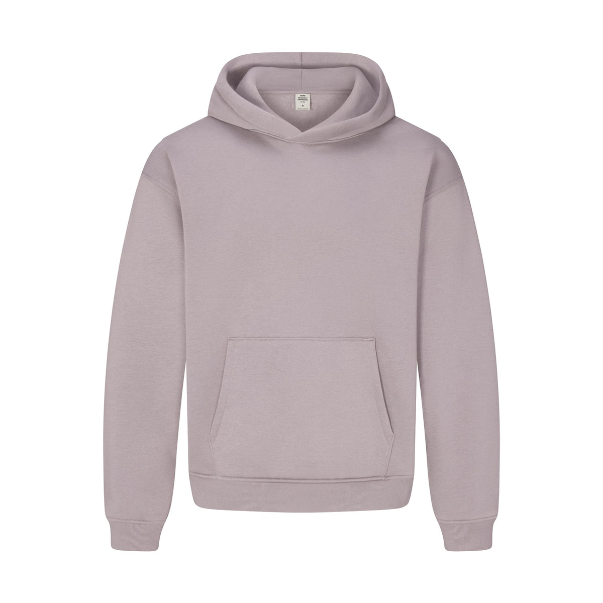 FLEECE LOUNGE MENS RELAXED HOODIE | SHADOW FLAT ON A WHITE BACKGROUND | FLT