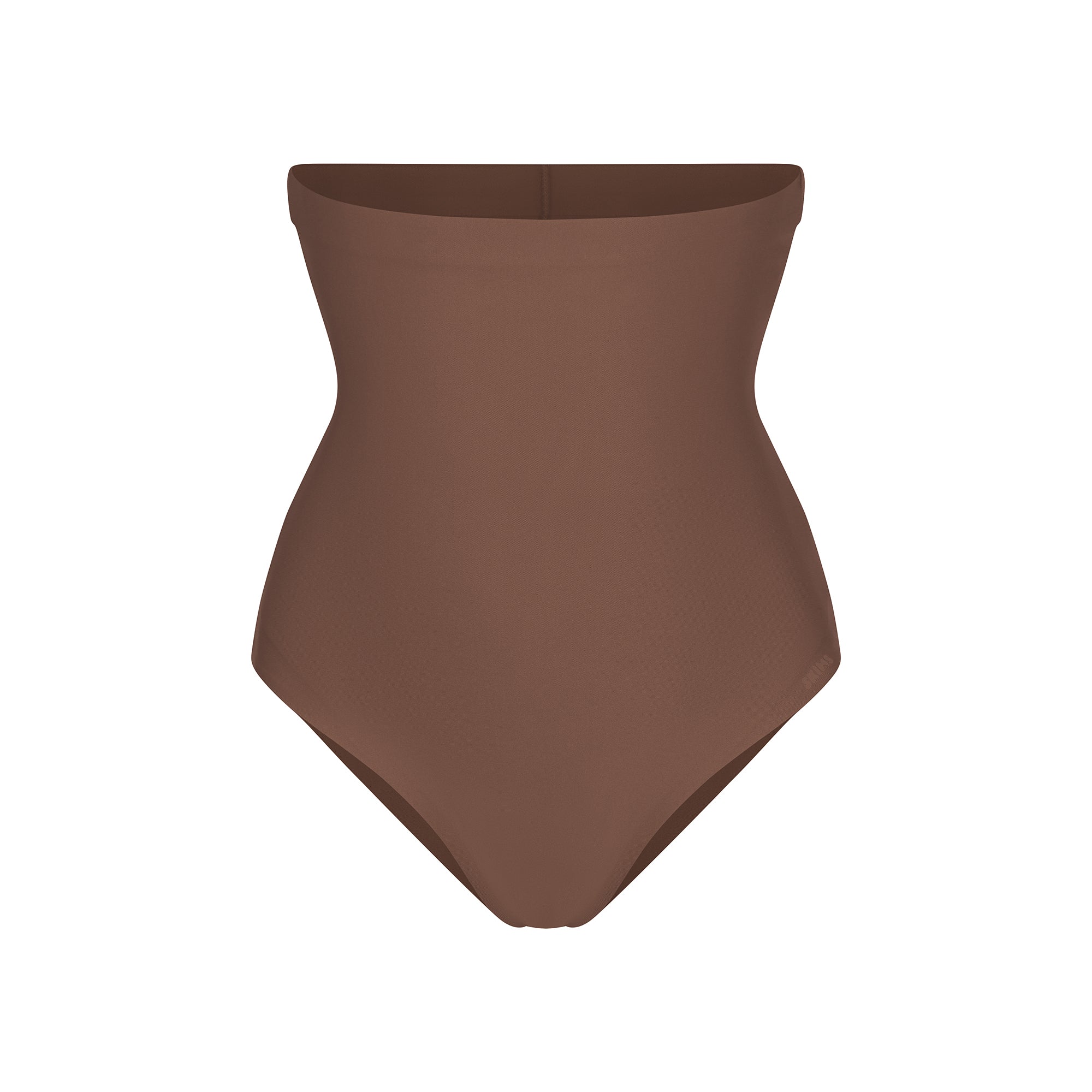 SKIMS BODY CORE SCULPT HIGH-WAISTED BRIEF | JASPER FLAT ON A WHITE BACKGROUND | FLT | FLT