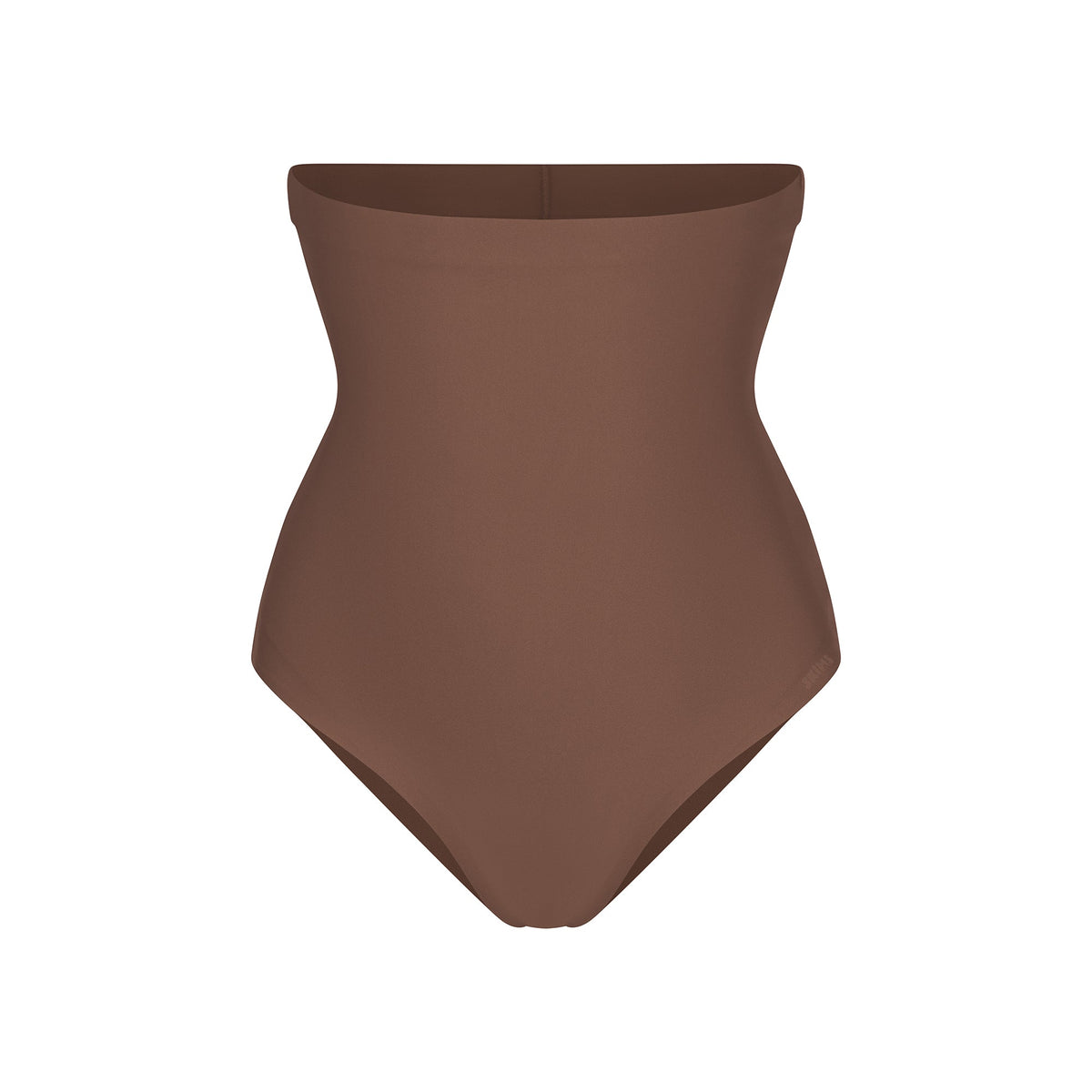 SKIMS BODY CORE SCULPT HIGH-WAISTED BRIEF | JASPER FLAT ON A WHITE BACKGROUND | FLT | FLT