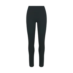 NikeSKIMS MATTE KNEE GRIP 26" LEGGING | DARK TEAL FLAT ON A WHITE BACKGROUND | FLT
