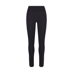 NikeSKIMS MATTE KNEE GRIP 26" LEGGING | OBSIDIAN FLAT ON A WHITE BACKGROUND | FLT
