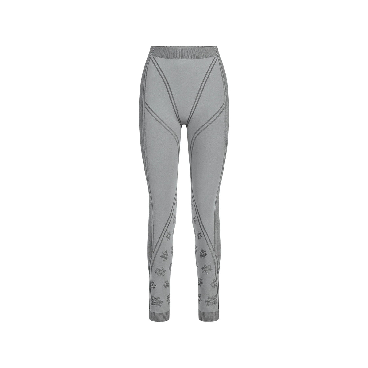 SKIMS FIRST LAYERS LEGGING | MIRROR WINTER FAIR ISLE FLAT ON A WHITE BACKGROUND | FLT