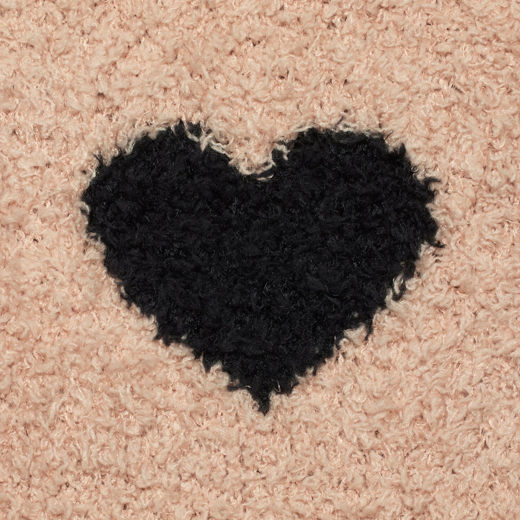 COZY KNIT UNISEX ROBE | MICA SPACED HEARTS ADDITIONAL FABRIC DETAILS