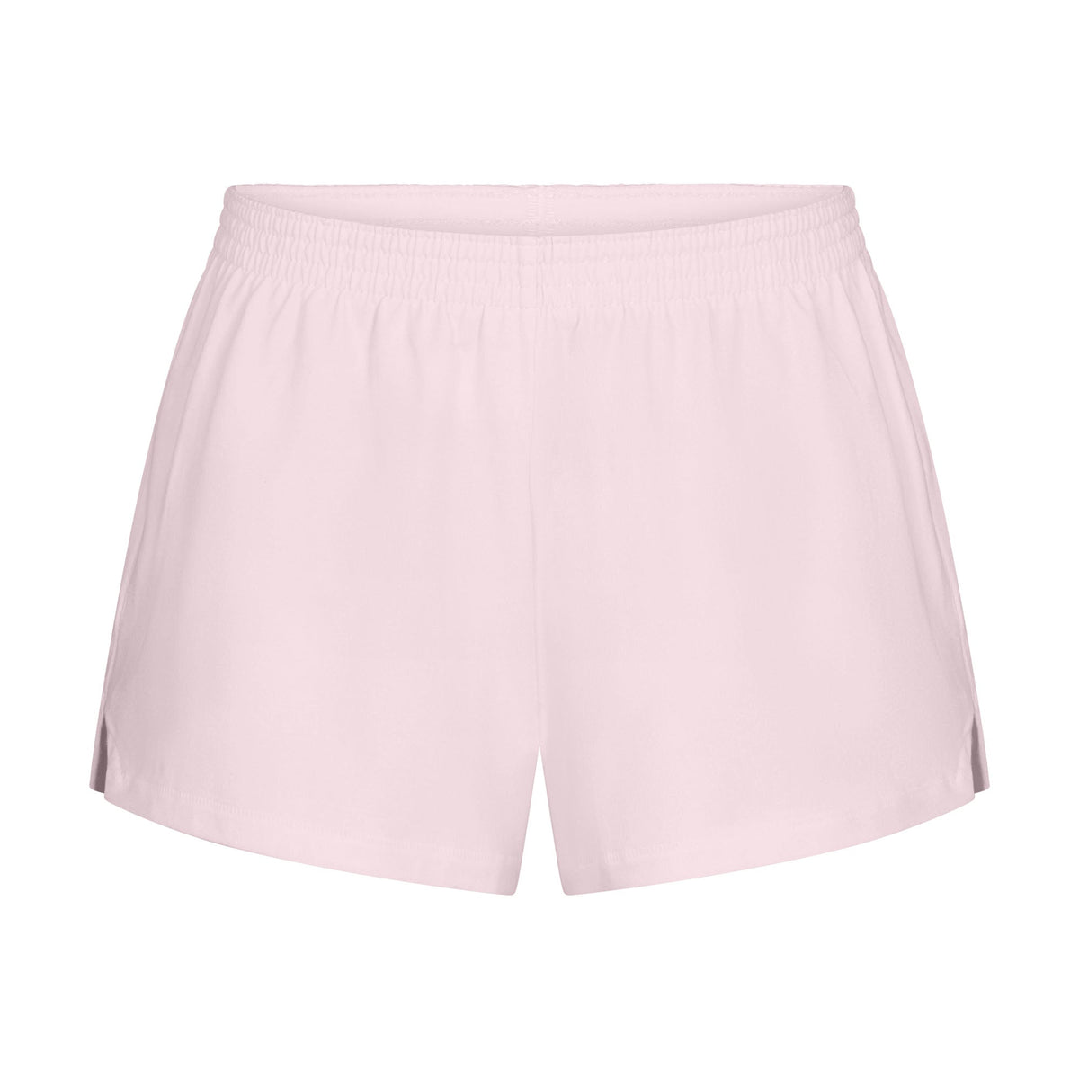 COTTON JERSEY LOOSE SHORT | CHERRY BLOSSOM FLAT ON A WHITE BACKGROUND | FLT