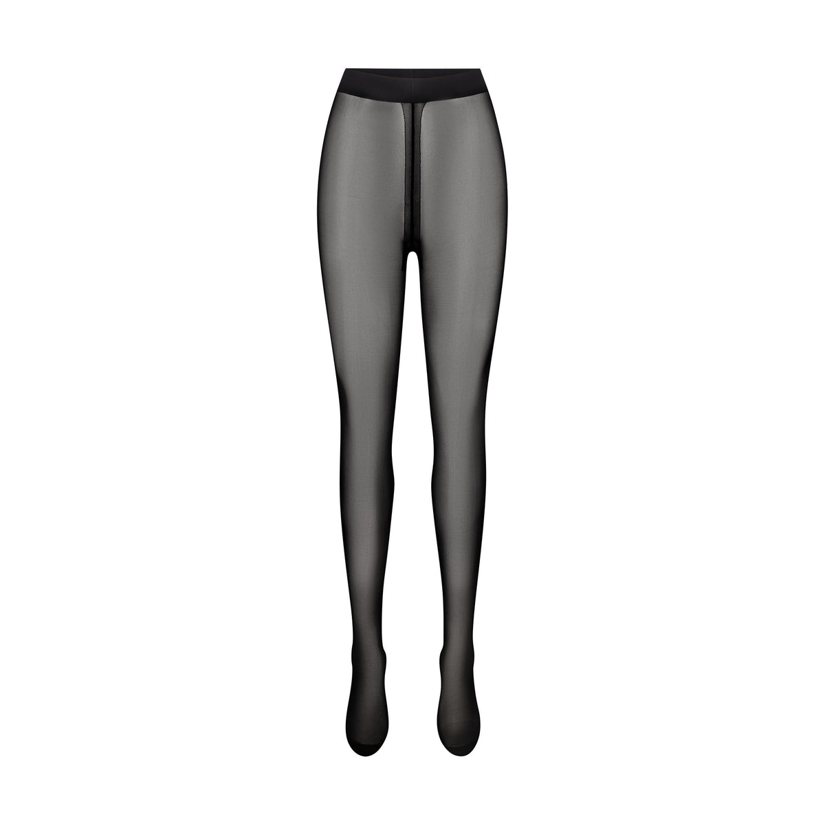 HOSIERY SHEER TIGHTS | ONYX FLAT ON A WHITE BACKGROUND | FLT