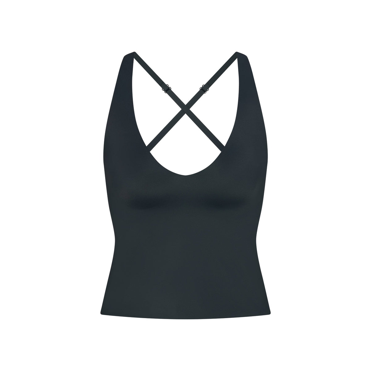 NikeSKIMS SHINE V-NECK TANK | DARK TEAL FLAT ON A WHITE BACKGROUND | FLT
