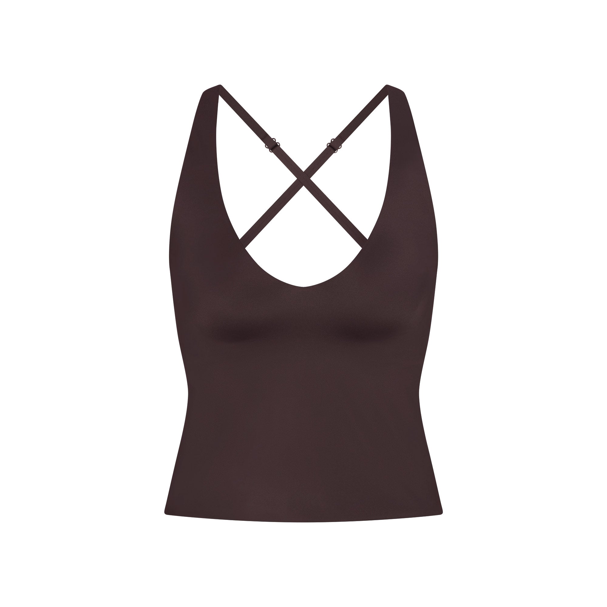 NikeSKIMS SHINE V-NECK TANK | PHOENIX FLAT ON A WHITE BACKGROUND | FLT