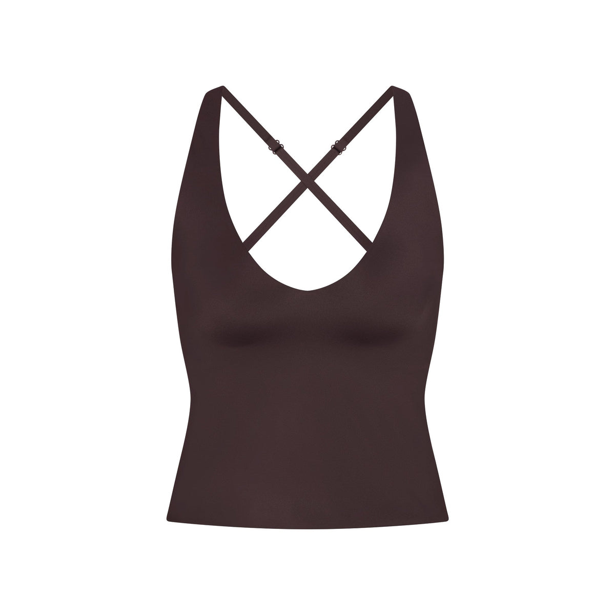 NikeSKIMS SHINE V-NECK TANK | PHOENIX FLAT ON A WHITE BACKGROUND | FLT