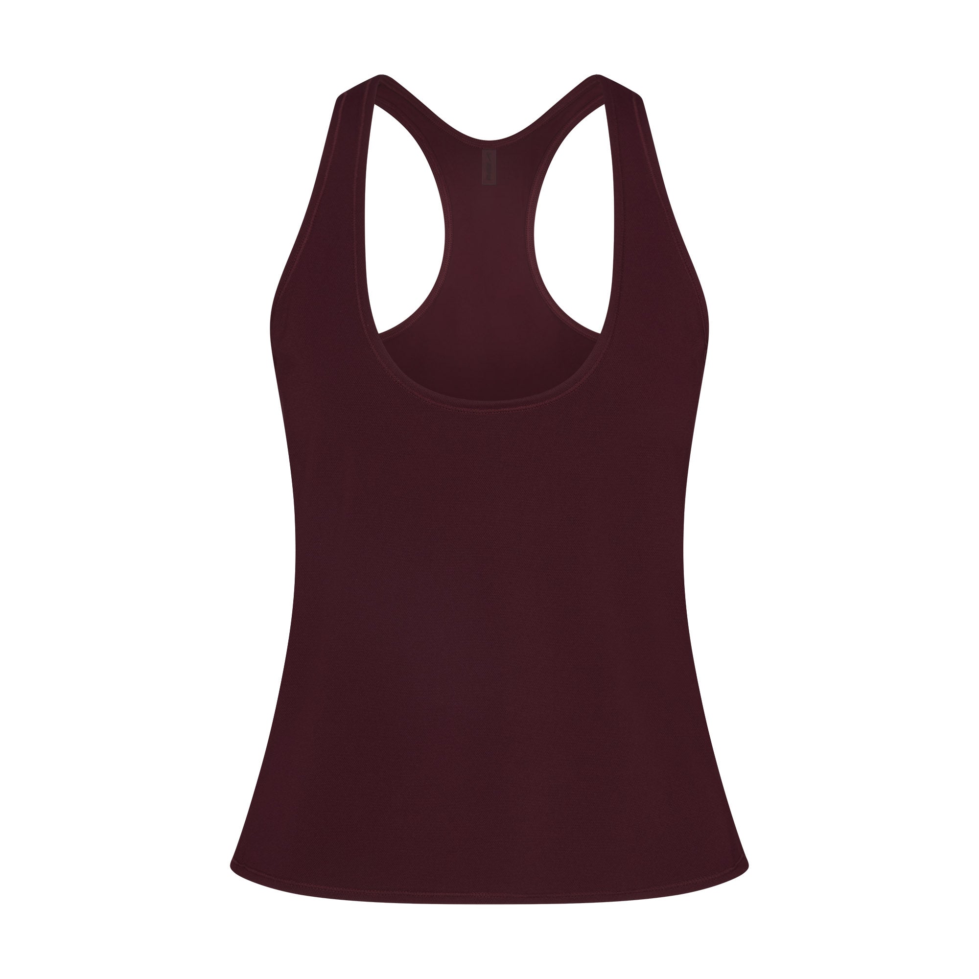 NikeSKIMS AIRY RACER BACK TANK | CURRANT FLAT ON A WHITE BACKGROUND | FLT