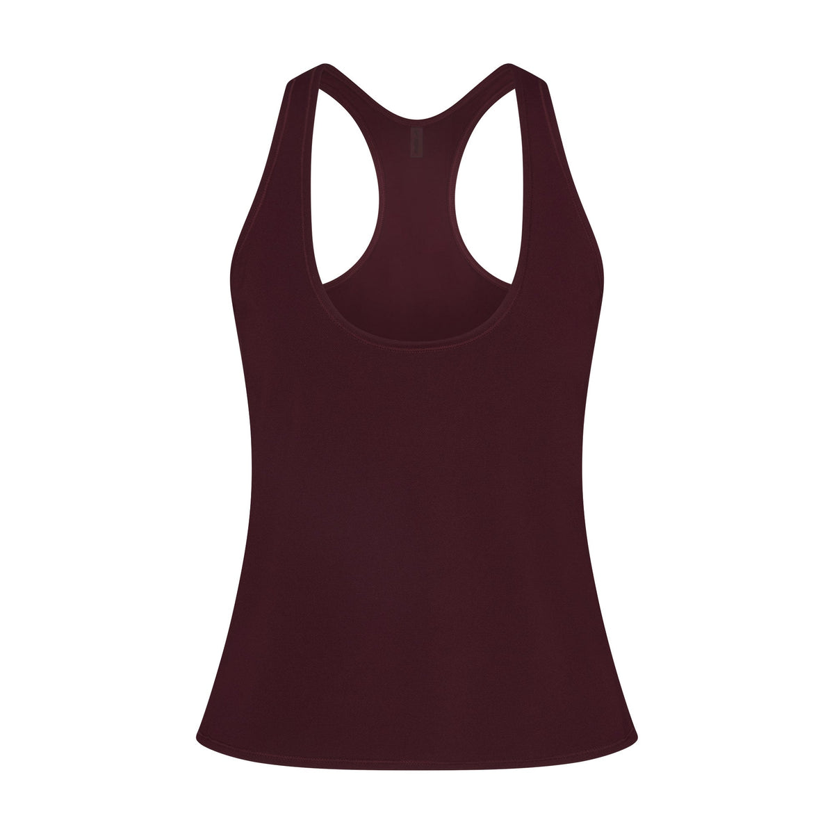 NikeSKIMS AIRY RACER BACK TANK | CURRANT FLAT ON A WHITE BACKGROUND | FLT