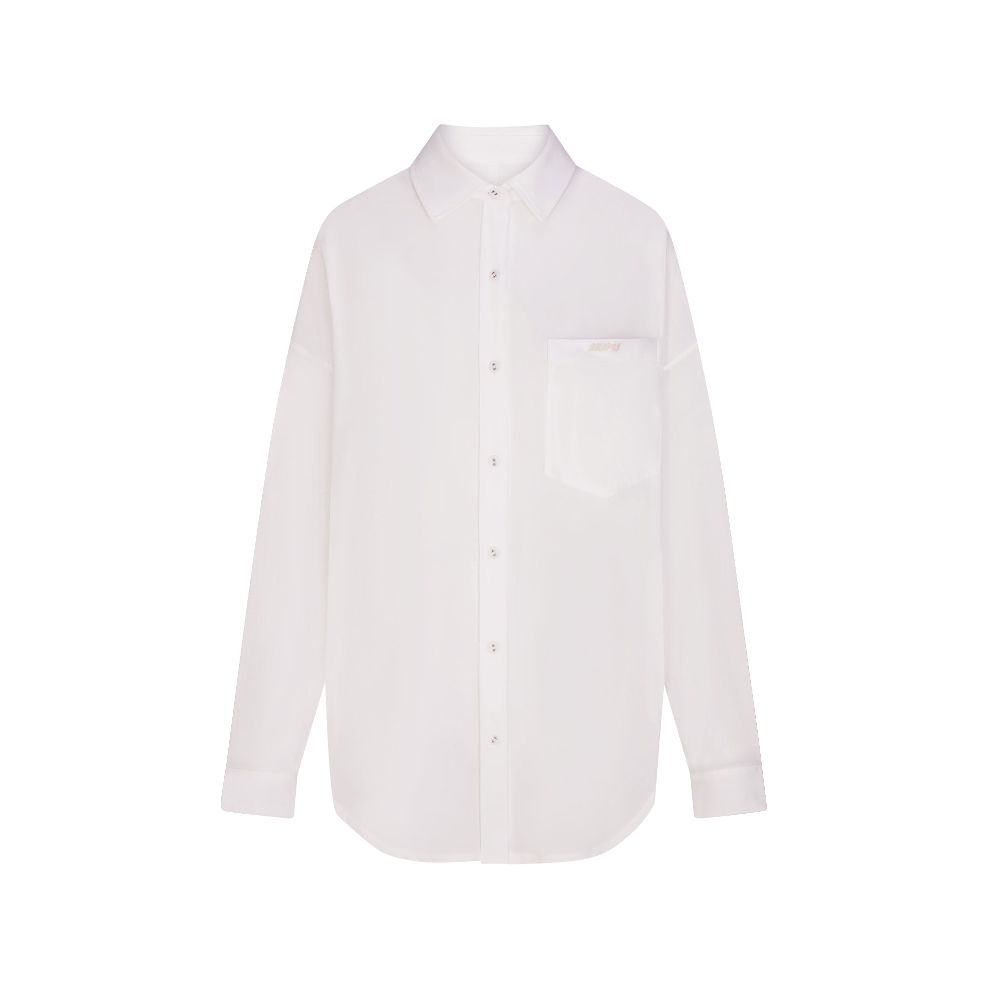 ORGANIC COTTON SLEEP LONG SLEEVE SET | SNOW FLAT ON A WHITE BACKGROUND | FLT