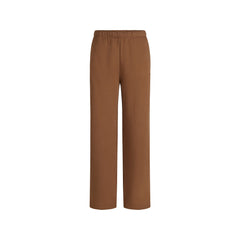 COTTON FLEECE CLASSIC STRAIGHT LEG PANT | BISON FLAT ON A WHITE BACKGROUND | FLT