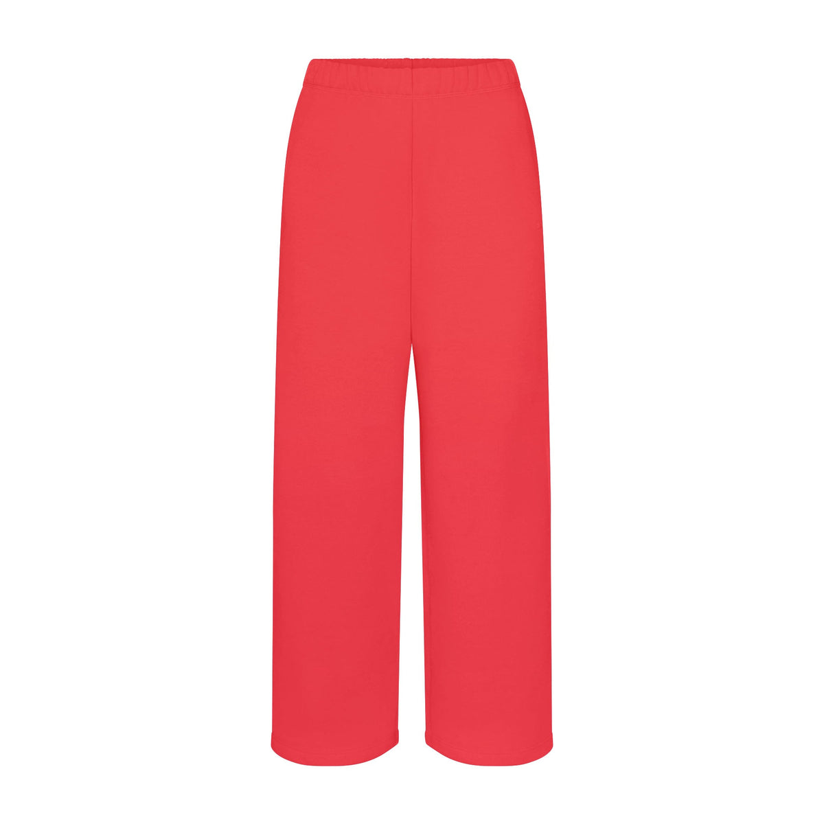 COTTON FLEECE CLASSIC STRAIGHT LEG PANT | WASHED RED FLAT ON A WHITE BACKGROUND | FLT