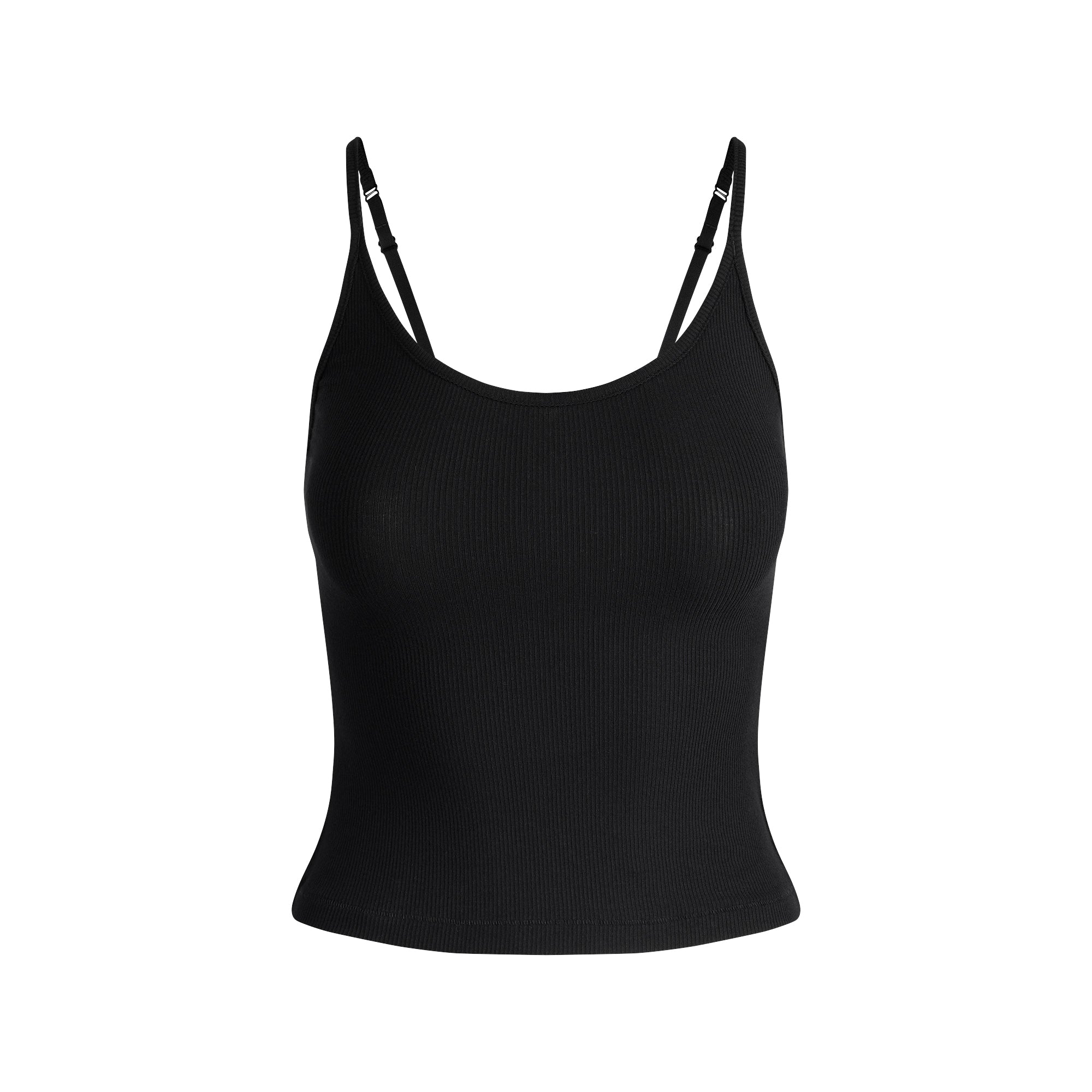SOFT LOUNGE TANK SLEEP SET | ONYX FLAT ON A WHITE BACKGROUND | FLT