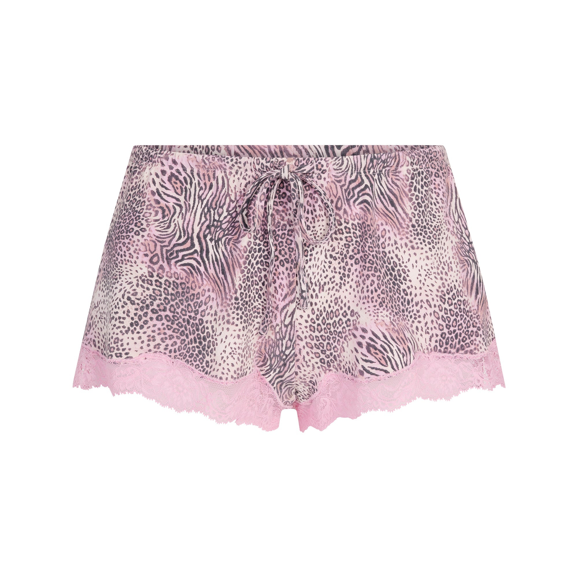 SKIMS SLEEP CAMI AND SHORT SET | BLOOM MINI MULTI ANIMAL FLAT ON A WHITE BACKGROUND | FLT