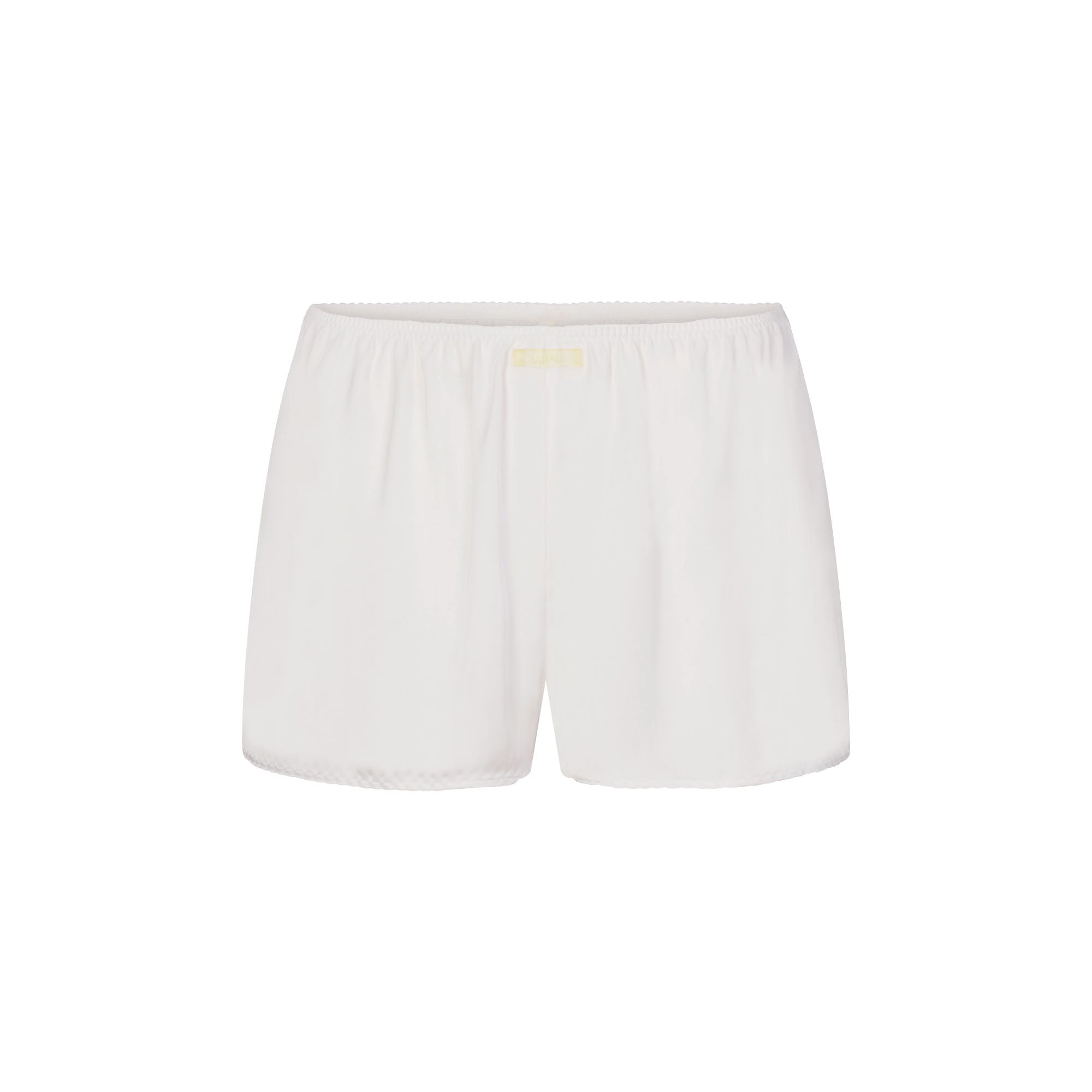 WOVEN SHINE CAMI AND SHORT SLEEP SET | IVORY ADDITIONAL FABRIC DETAILS