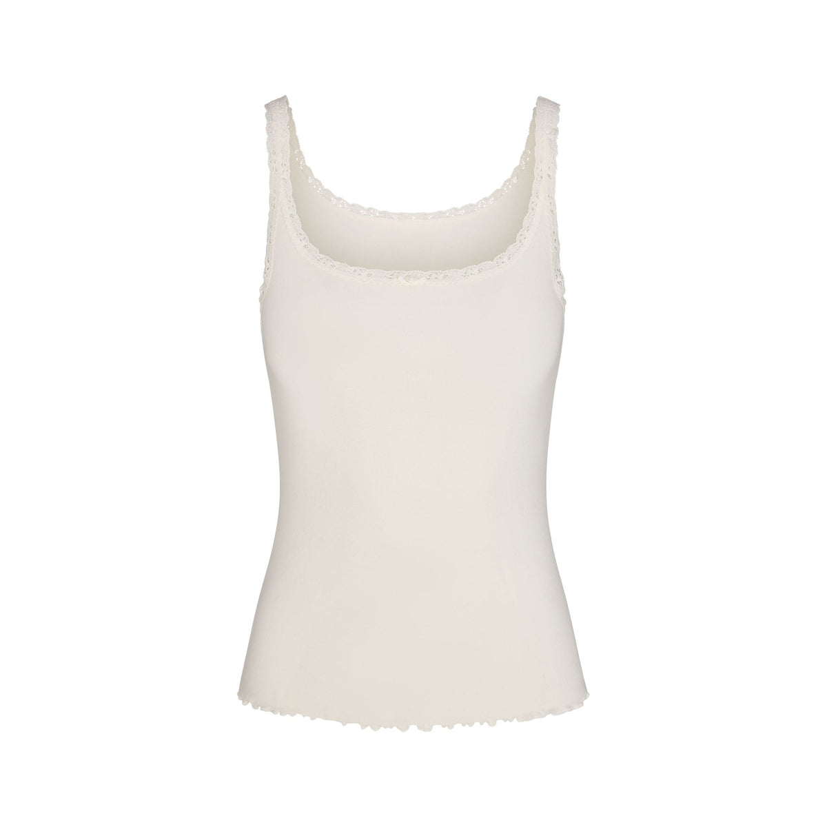 LOGO POINTELLE CAMI | IVORY & LAYS FLAT ON A WHITE BACKGROUND | FLT