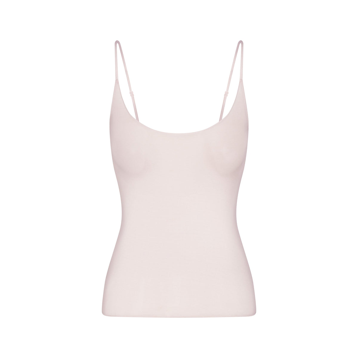 ULTRA FINE MESH CAMI | BARELY PINK FLAT ON A WHITE BACKGROUND | FLT
