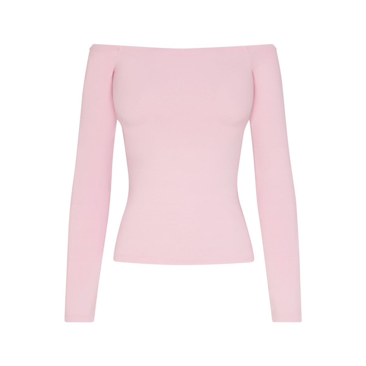 SMOOTH LAYERS OFF THE SHOULDER TOP | PEONY FLAT ON A WHITE BACKGROUND | FLT