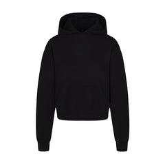 COTTON FLEECE CLASSIC HOODIE | ONYX (HOODIES, TOPS) LAYS FLAT ON A WHITE BACKGROUND | FLT