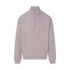 FLEECE LOUNGE MENS RELAXED QUARTER ZIP | SHADOW FLAT ON A WHITE BACKGROUND | FLT