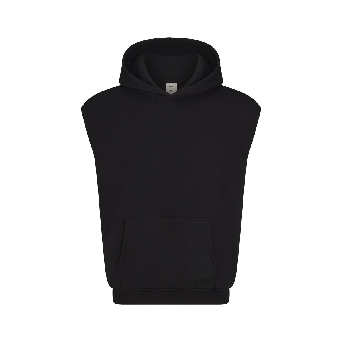 FLEECE LOUNGE MENS SLEEVELESS HOODIE | WASHED ONYX | FLT@ | FOCUS: 0.0, 1.0, 0.9