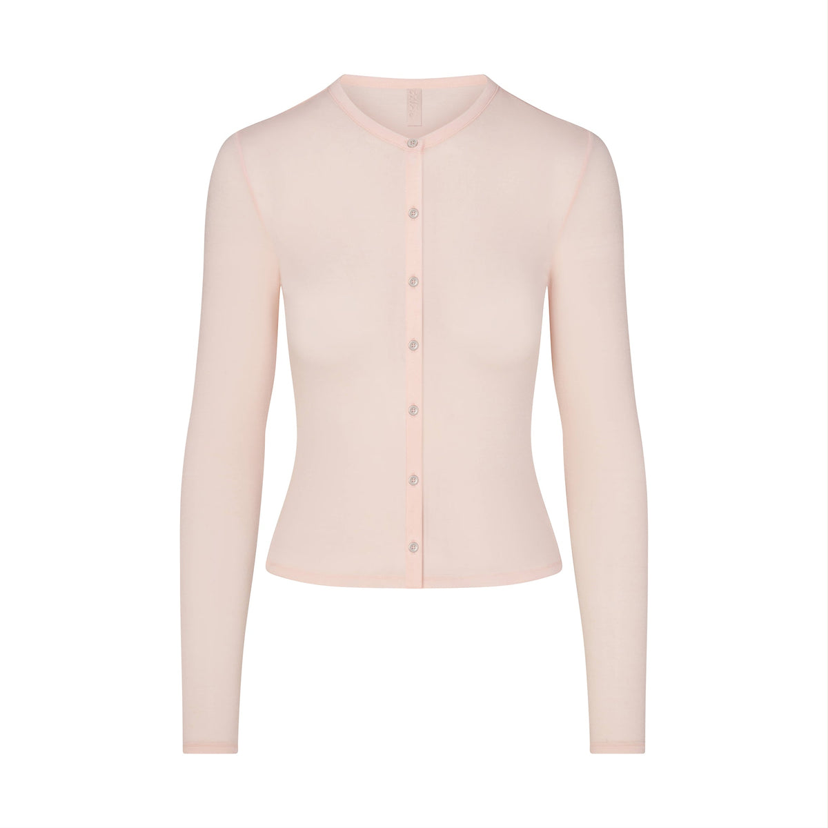 SHEER MODAL CARDIGAN | PRIMROSE FLAT ON A WHITE BACKGROUND | FLT