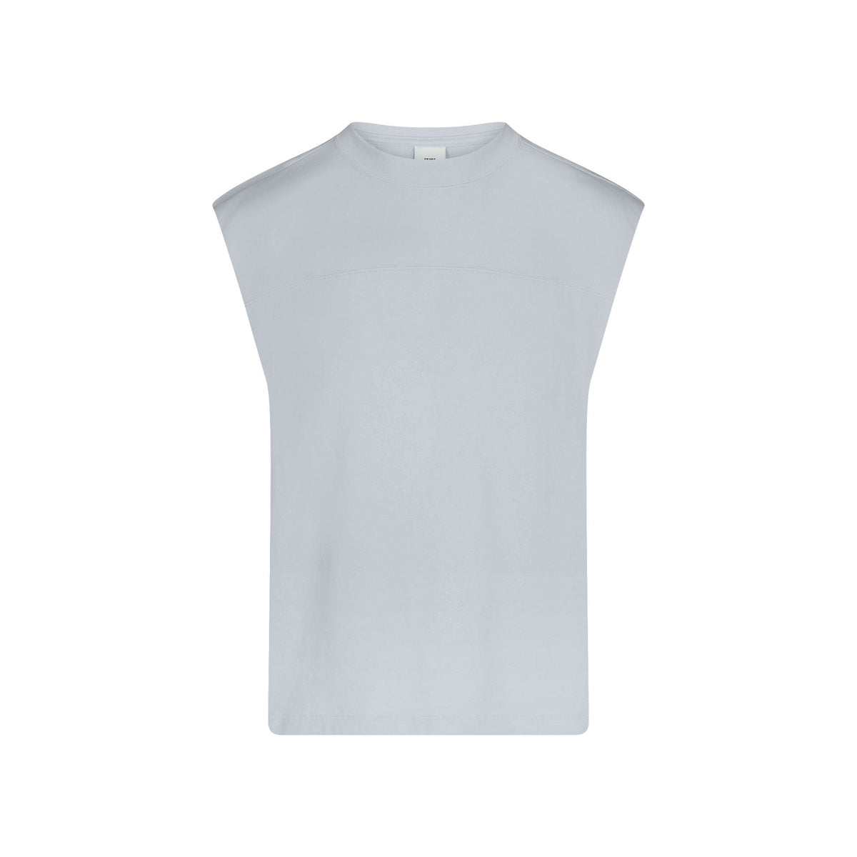HEAVYWEIGHT COTTON MENS CROPPED TANK | ATMOSPHERE FLAT ON A WHITE BACKGROUND | FLT
