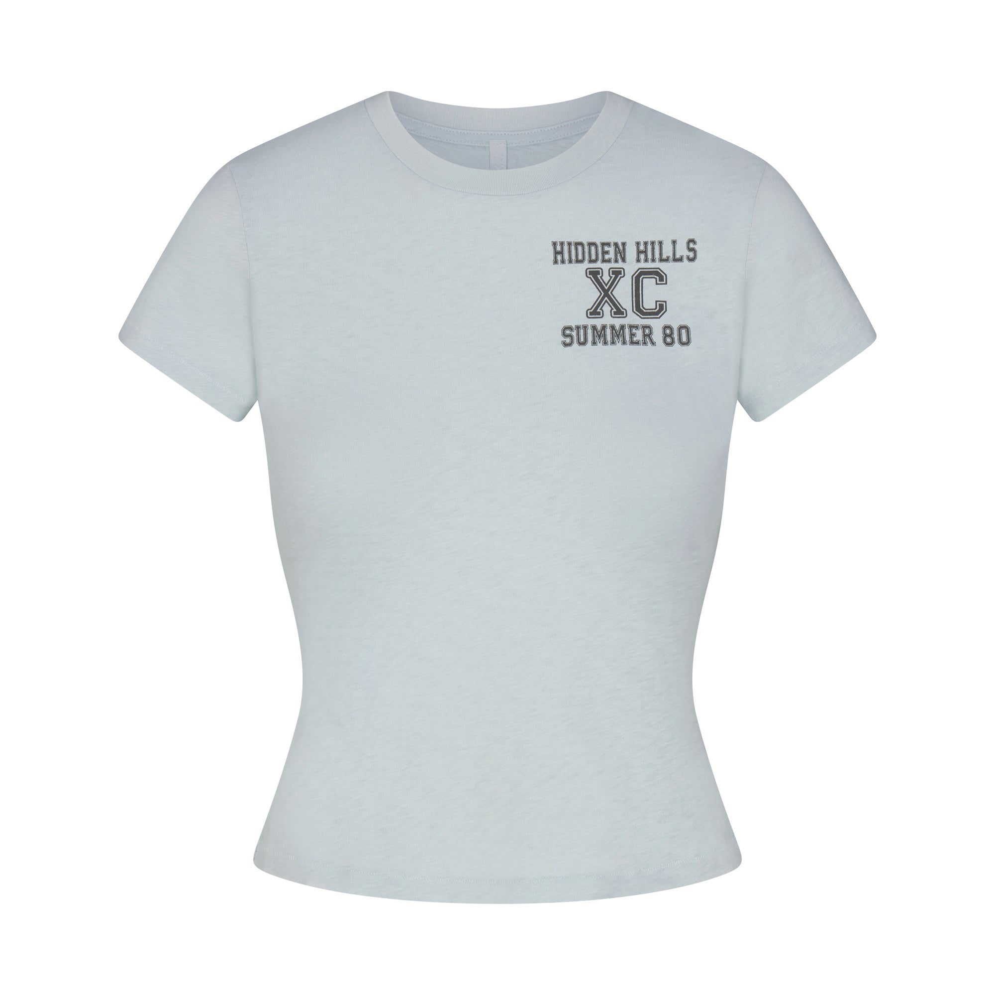 WORN IN JERSEY T-SHIRT | OPAL HIDDEN HILLS FLAT ON A WHITE BACKGROUND | FLT
