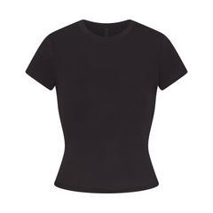 WORN IN JERSEY T-SHIRT | WASHED ONYX FLAT ON A WHITE BACKGROUND | FLT