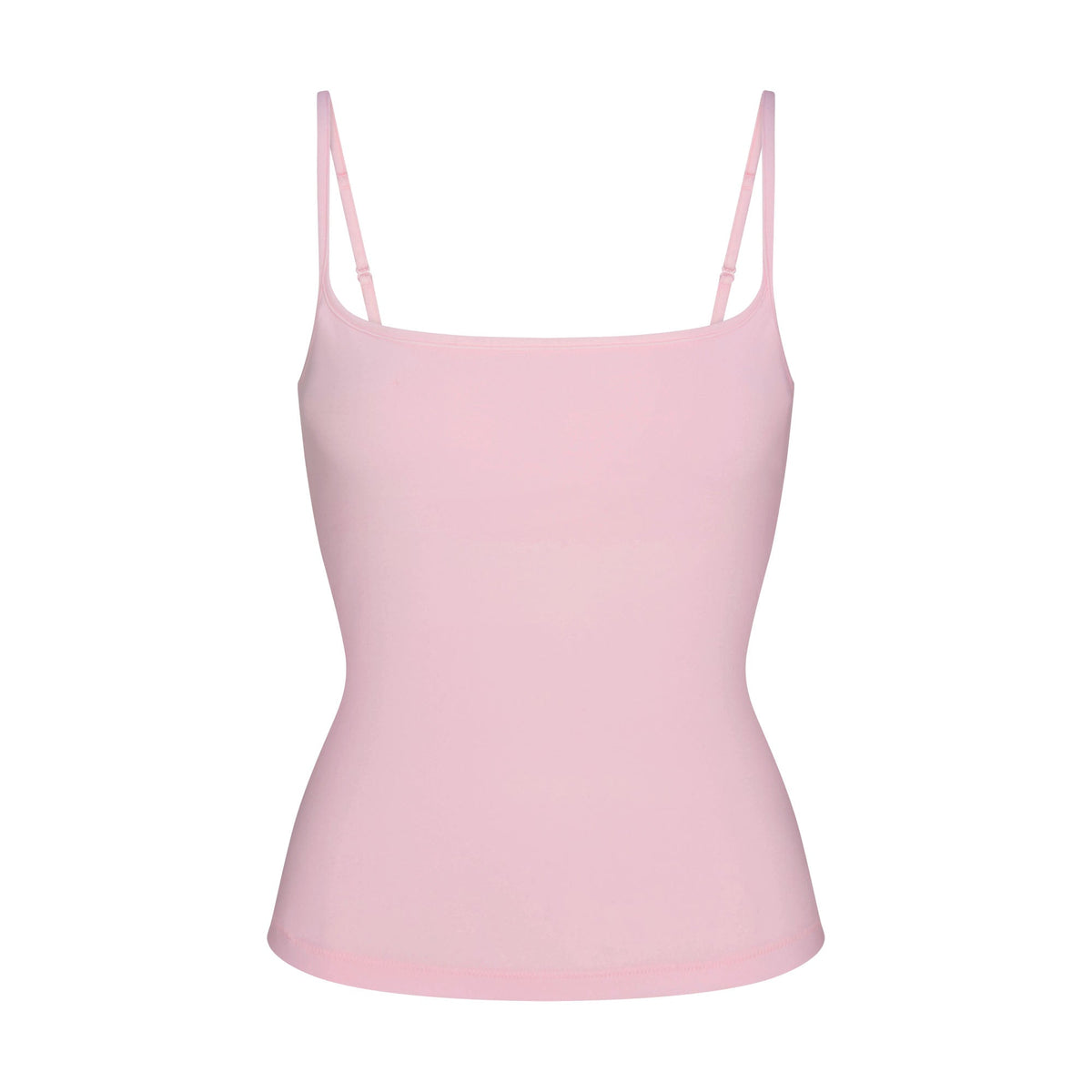 COTTON JERSEY SCOOP NECK CAMI | CHERRY BLOSSOM FLAT ON A WHITE BACKGROUND | FLT
