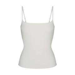 COTTON JERSEY SCOOP NECK CAMI | MARBLE FLAT ON A WHITE BACKGROUND | FLT