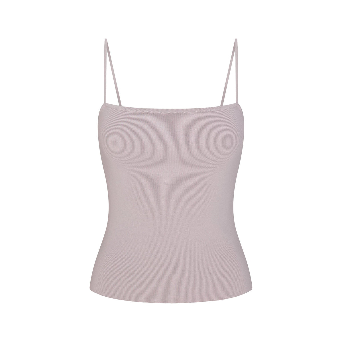 REFINED KNIT CAMI | IRIS MICA FLAT ON A WHITE BACKGROUND | FLT