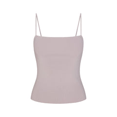 REFINED KNIT CAMI | IRIS MICA FLAT ON A WHITE BACKGROUND | FLT