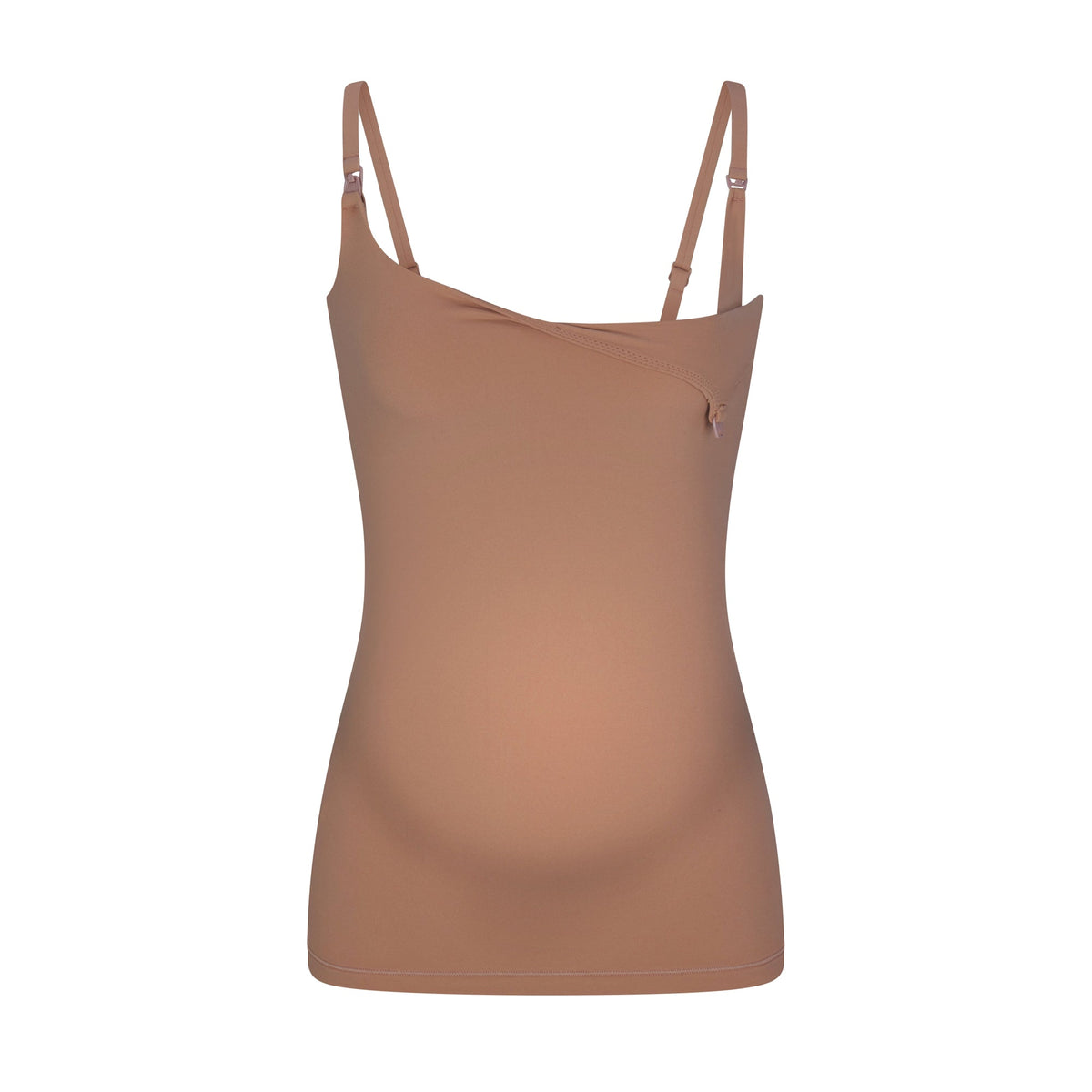FITS EVERYBODY MATERNITY NURSING TANK | SIENNA (TANKS, TOPS) LAYS FLAT ON A WHITE BACKGROUND | FLT