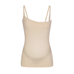FITS EVERYBODY MATERNITY NURSING TANK | SAND (TANKS, TOPS) LAYS FLAT ON A WHITE BACKGROUND | FLT