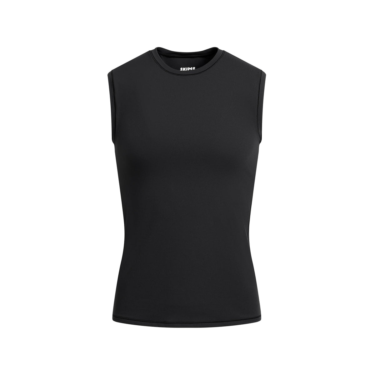 FITS EVERYBODY MENS MUSCLE TANK | ONYX FLAT ON A WHITE BACKGROUND | FLT
