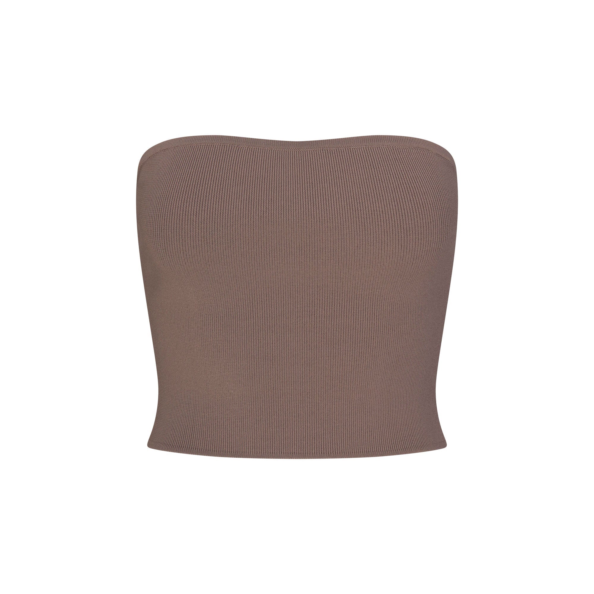 REFINED KNIT TUBE TOP | AMETHYST FLAT ON A WHITE BACKGROUND | FLT