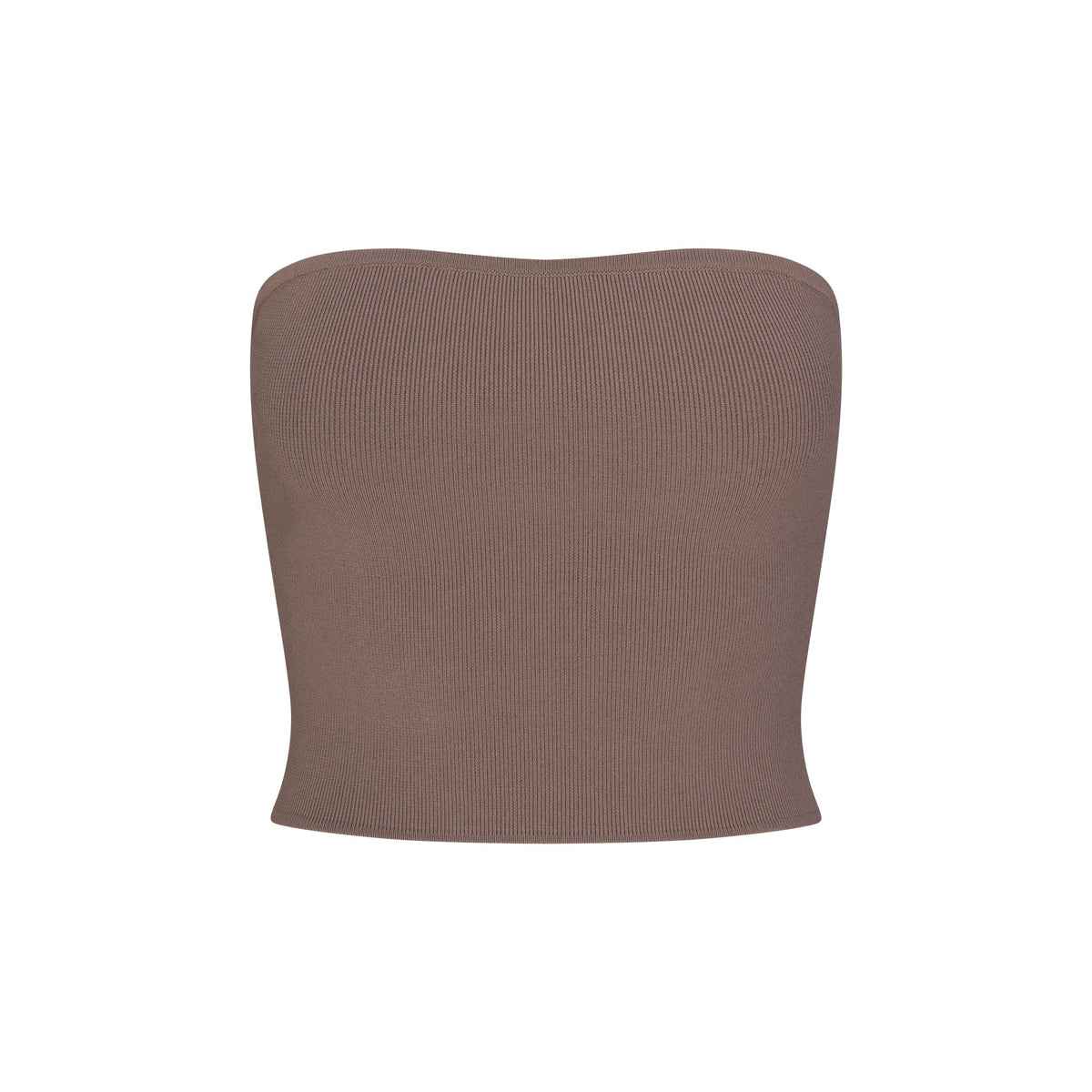 REFINED KNIT TUBE TOP | AMETHYST FLAT ON A WHITE BACKGROUND | FLT