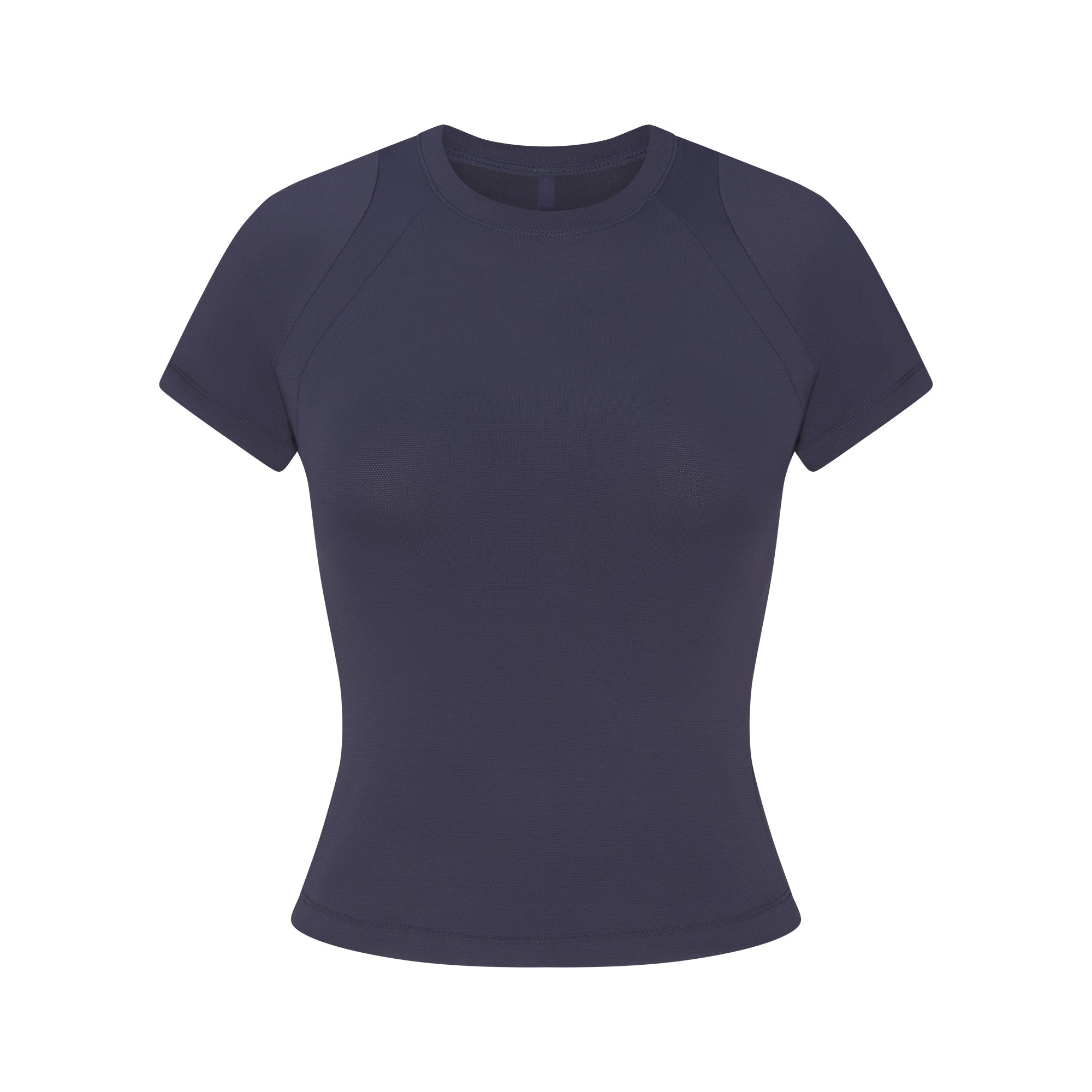 NikeSKIMS AIRY BABY TEE | DEEP ROYAL FLAT ON A WHITE BACKGROUND | FLT