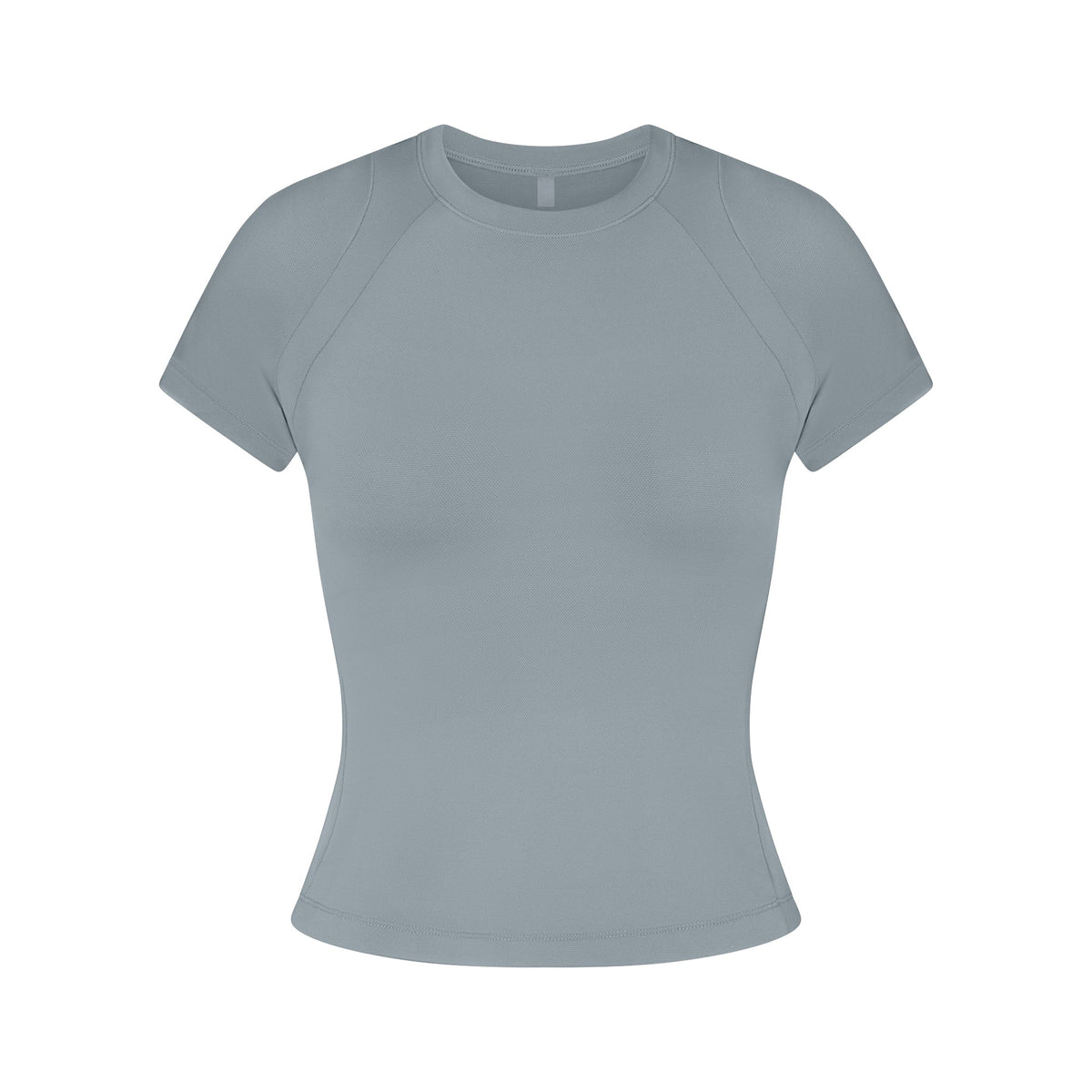 NikeSKIMS AIRY BABY TEE | WASHED PACIFIC FLAT ON A WHITE BACKGROUND | FLT