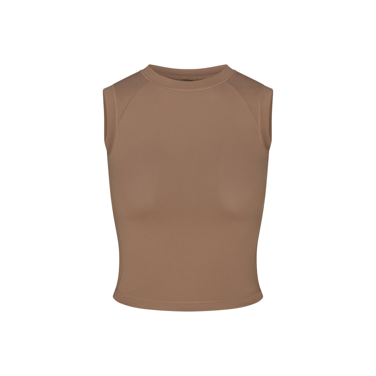 NikeSKIMS AIRY MUSCLE TEE | MYRRH FLAT ON A WHITE BACKGROUND | FLT