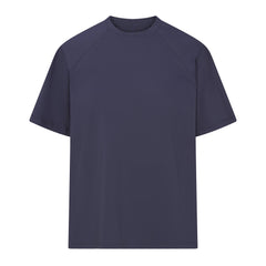 NikeSKIMS AIRY OVERSIZED TEE | DEEP ROYAL FLAT ON A WHITE BACKGROUND | FLT
